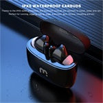 Fones de ouvido sem fio MyBat Pro Serene True com estojo de carregamento - preto