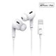 MyBat Pro Mfi Lightning Earphones includes Volume Control - White