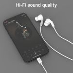 MyBat Pro Mfi Lightning Earphones includes Volume Control - White