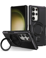 Galaxy S23 Ultra Hard PC Shockproof Ring Holder Case