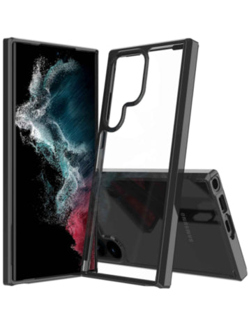 Galaxy S22 Ultra / S23 Ultra Hybrid Case with Air Cushion Technology - BLACK