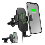 Gravity 15W Wireless Fast Charge Mount Black