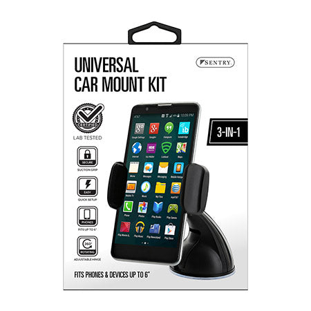 Universal Suction Cup Phone Mount for Car
