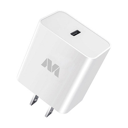 Carregador de parede MyBat USB-C (Fornecimento de energia de 22 W) - Branco