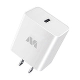 Carregador de parede MyBat USB-C (Fornecimento de energia de 22 W) - Branco