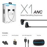FONES DE OUVIDO NAZTECH X1 ANC-PRETO: 3,5
