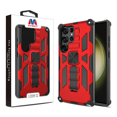 MyBat Sturdy Hybrid Protector Cover (with Stand) for Samsung Galaxy S23 Ultra