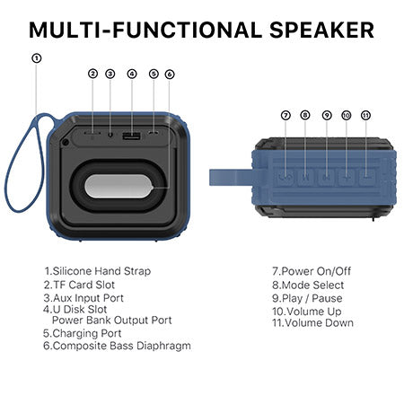 Altavoz Bluetooth resistente al agua MyBat Pro Oasis